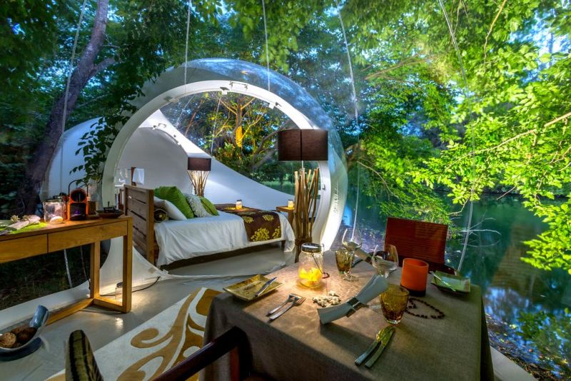 BUBBLE LODGE BOIS CHERI