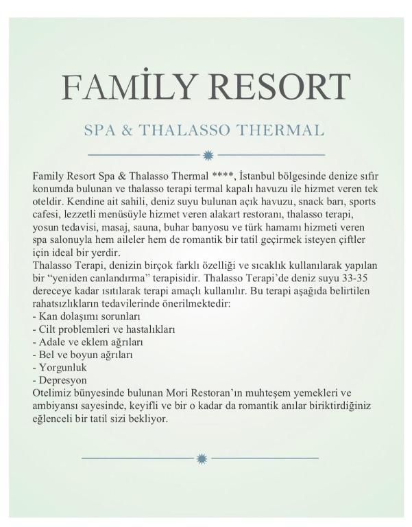 FAMILY RESORT SPA & THALASSO THERMAL фото 3